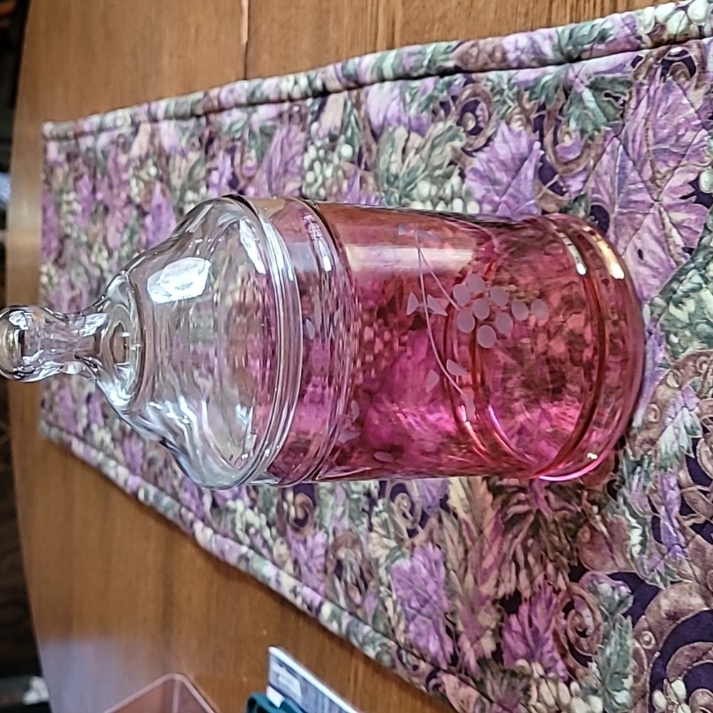 Vintage Cranberry glass